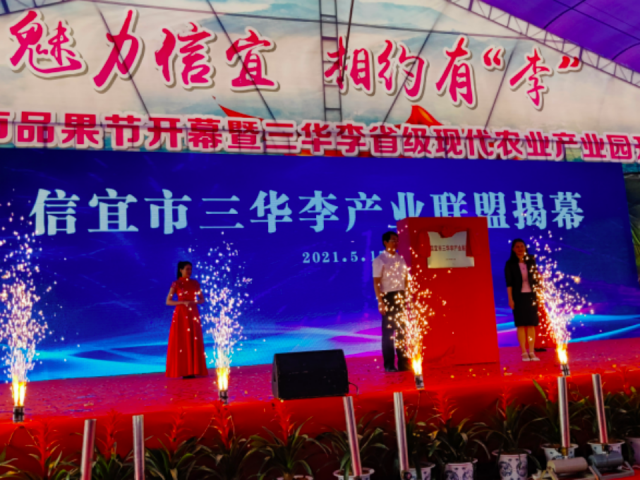 信宜市三华李产业联盟揭幕 信宜市三华李产业联盟揭幕