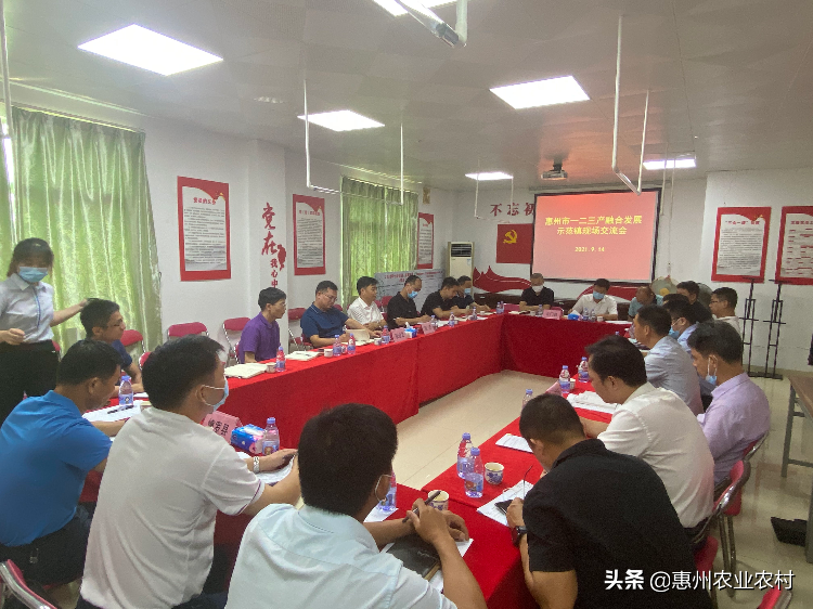【工作动态】惠州市农业农村局召开全市乡村振兴农村一二三产融合发展示范镇项目推进现场交流会